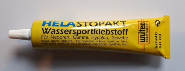 HELASTOPAKT 50ml Transparent Wassersportklebstoff Wassersportkleber